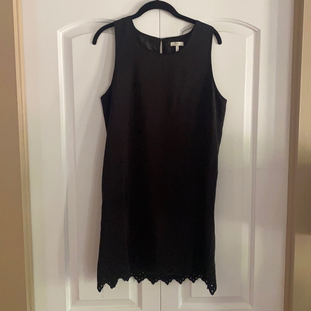 Joie Silk dress with eyelet trim medium